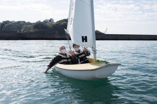 車いすでも全盲でもハンザクラス(ヨット)体験