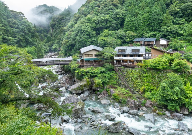 中津渓谷 ゆの森