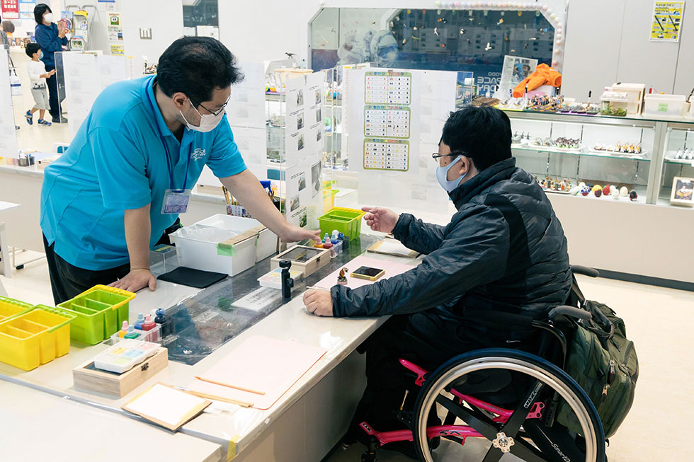 写真:「海洋堂Space Factoryなんこく」でミニ・ジオラマ作り！2