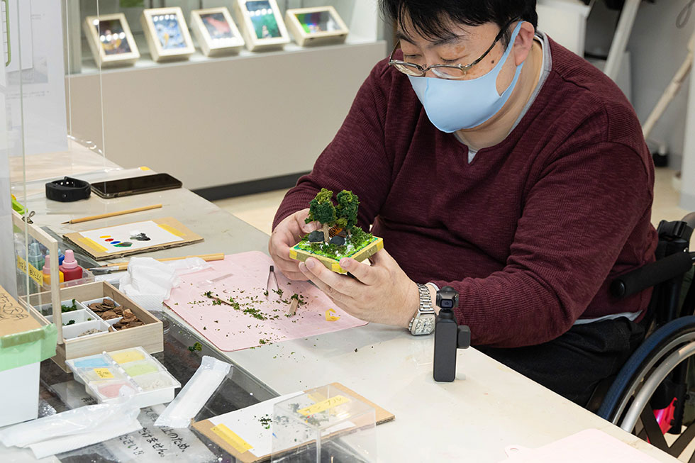 写真:「海洋堂Space Factoryなんこく」でミニ・ジオラマ作り！3