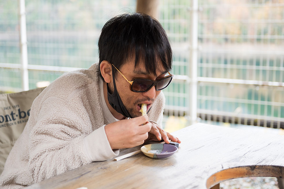 写真:れいほく（大川村）でワカサギ釣り体験3