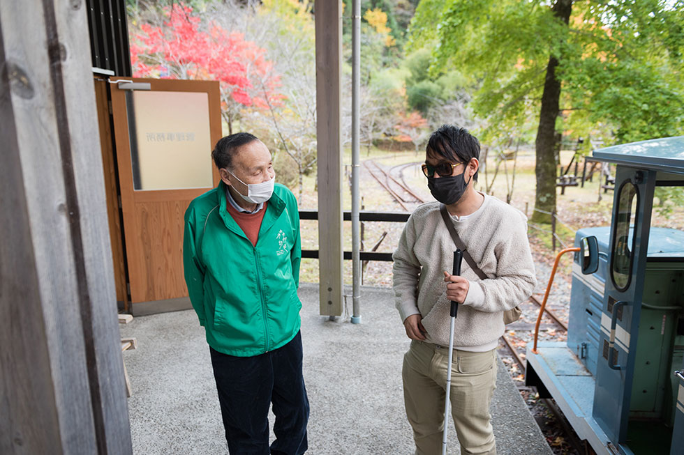 写真:馬路村で森林鉄道運転体験！4