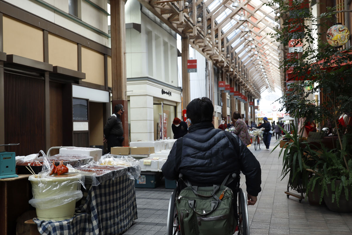 写真:帯屋町商店街周辺（壱番街商店街、京町商店街、はりまや橋商店街）2