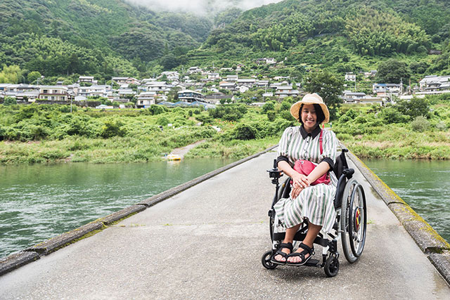 写真:浅尾沈下橋（あそおちんかばし）1